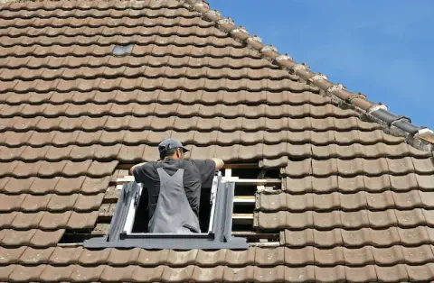 Pose de velux - Perceneige